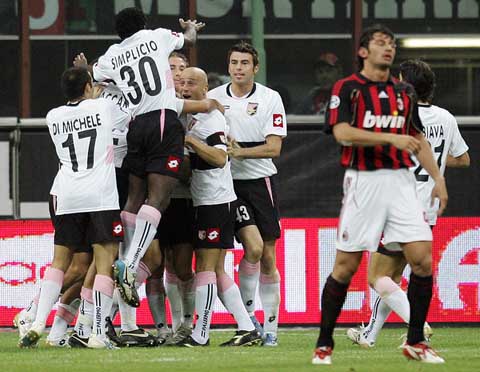  AC米兰客场击败桑普多利亚重振旗鼓